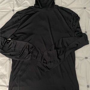 Black Turtleneck Long Sleeve Top